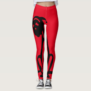 SITTING DOG ICON by Slipperywindow Leggings