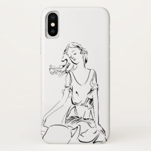 Sitting Fairy... iPhone X Case