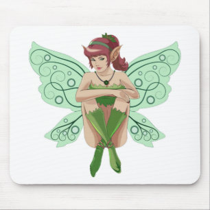 SITTING FAIRY MOUSE PAD