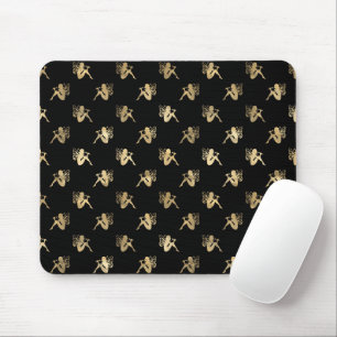 Sitting Fairytale Fantasy Lover Butterfly Wings Mouse Pad