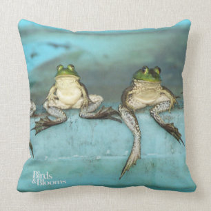 Sitting Frogs Cushion