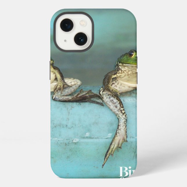 Sitting Frogs iPhone Case (Back)