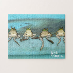 Sitting Frogs Jigsaw Puzzle