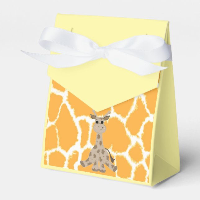 Sitting Giraffe Favour Box (Front Side)