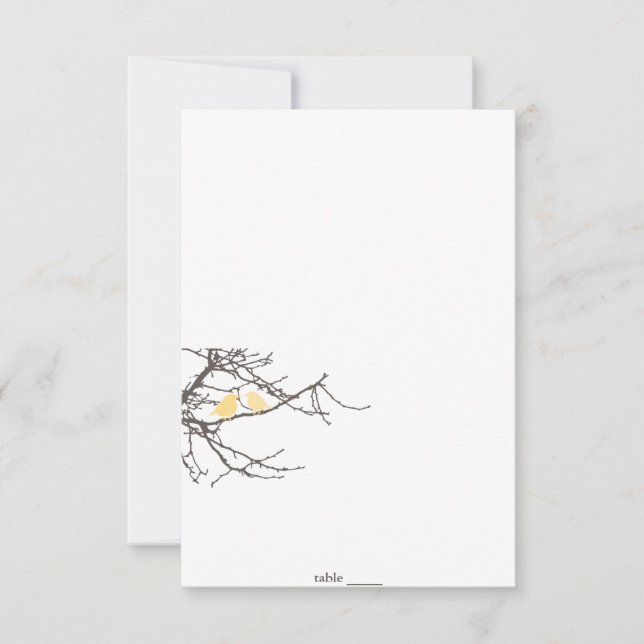 Sitting in a Tree Foldable Placecard (Front)
