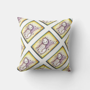 Sitting Kitty Pretty Pillow