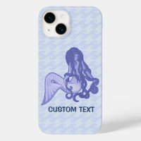 Sitting Mermaid Blue