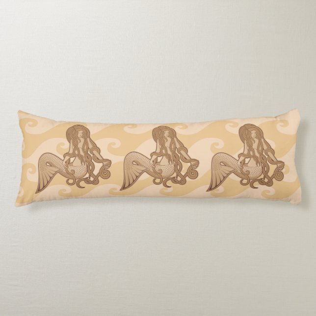 Sitting Mermaid Body Cushion (Front)