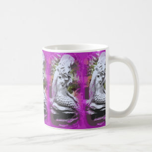 sitting mermaid coffee mug