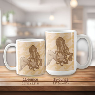 Sitting Mermaid Coffee Mug