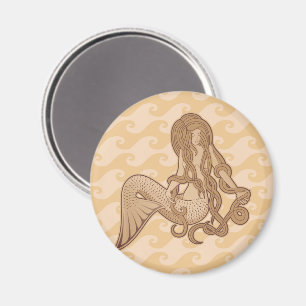 Sitting Mermaid Magnet