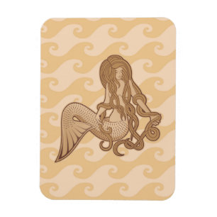 Sitting Mermaid Magnet