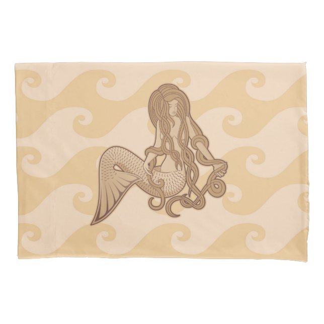 Sitting Mermaid Pillowcase (Front)