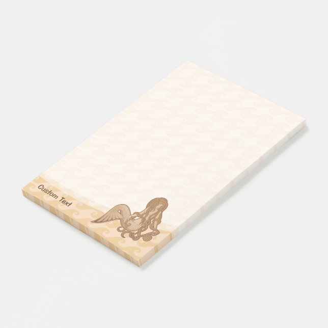 Sitting Mermaid Post-it Notes (Angled)