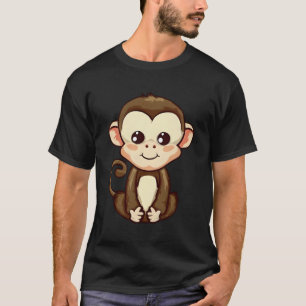 Sitting Monkey Primate T-Shirt