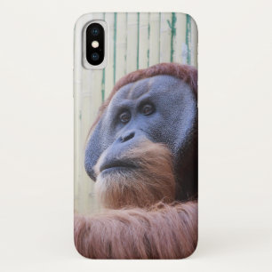 Sitting Orang Utan... iPhone X Case