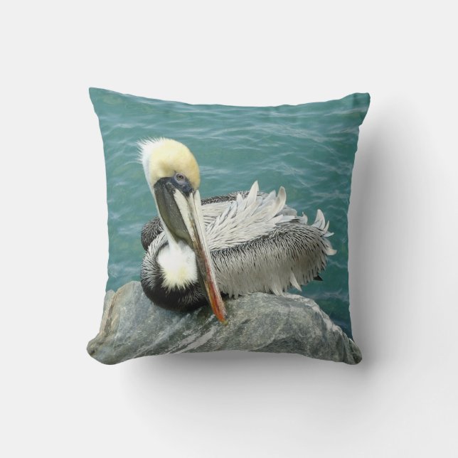 Sitting Pelican Cushion (Front)