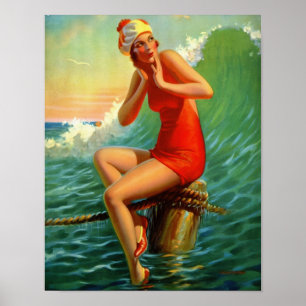 “Sitting Pretty” Painting - Edward Mason Eggleston Poster