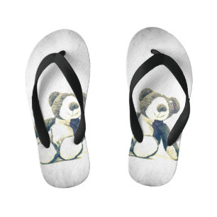 sitting teddy bear... kid's thongs