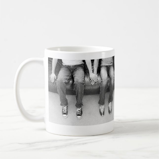 Sitting Together Forever Coffee Mug (Left)
