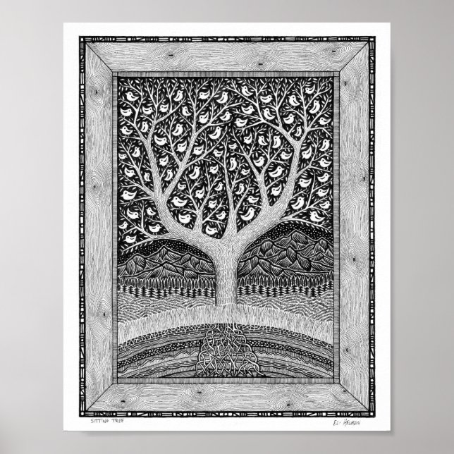 Sitting Tree Poster (Front)