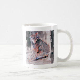 Sitting Wolf 2000 Coffee Mug