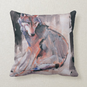 Sitting Wolf 2000 Cushion
