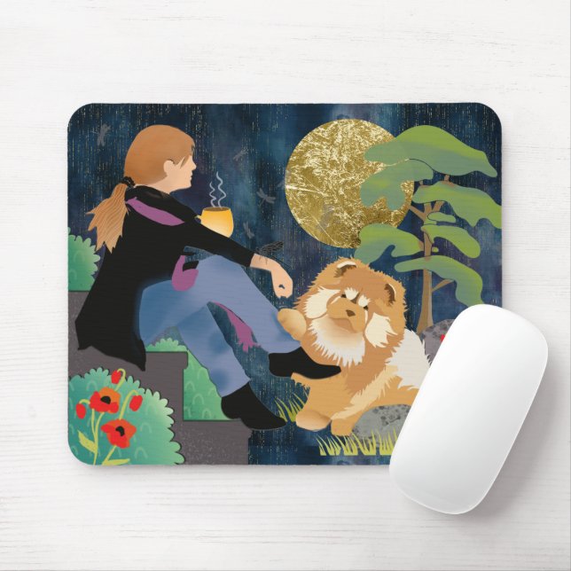 SITZ AND THINKZ Chow - Mousepad (With Mouse)