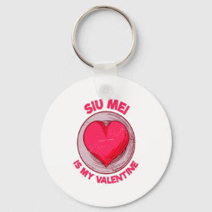 Siu Mei Is My Valentine Barbecue Chinese Food Humo Key Ring