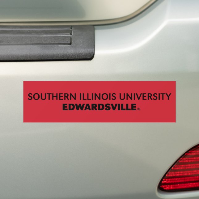 SIUE BUMPER STICKER (On Car)