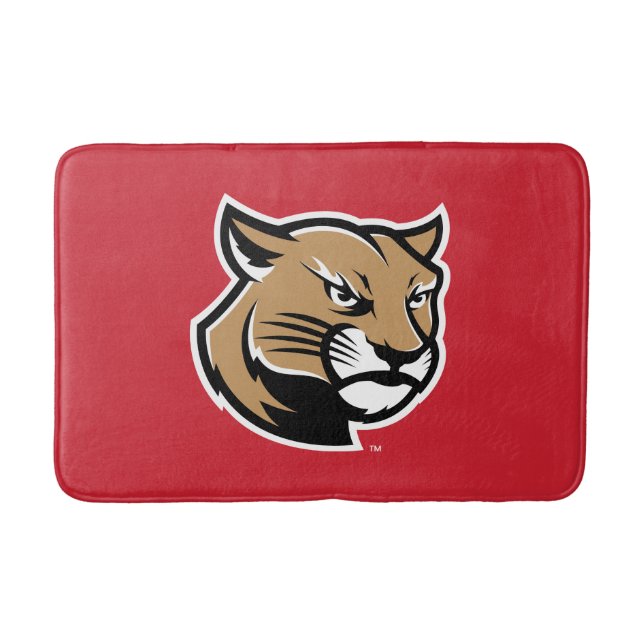 SIUE Cougars Bath Mat (Front)