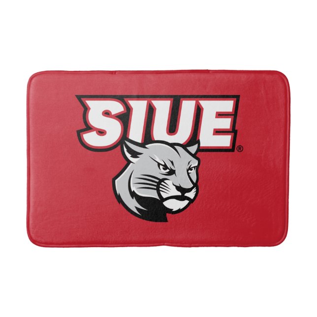 SIUE Cougars Bath Mat (Front)