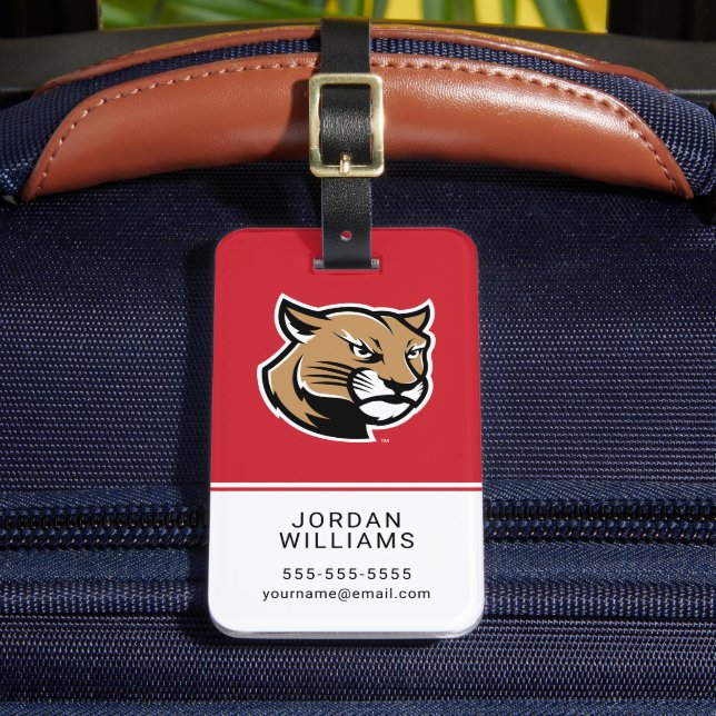 SIUE Cougars Luggage Tag (Front Insitu 2)