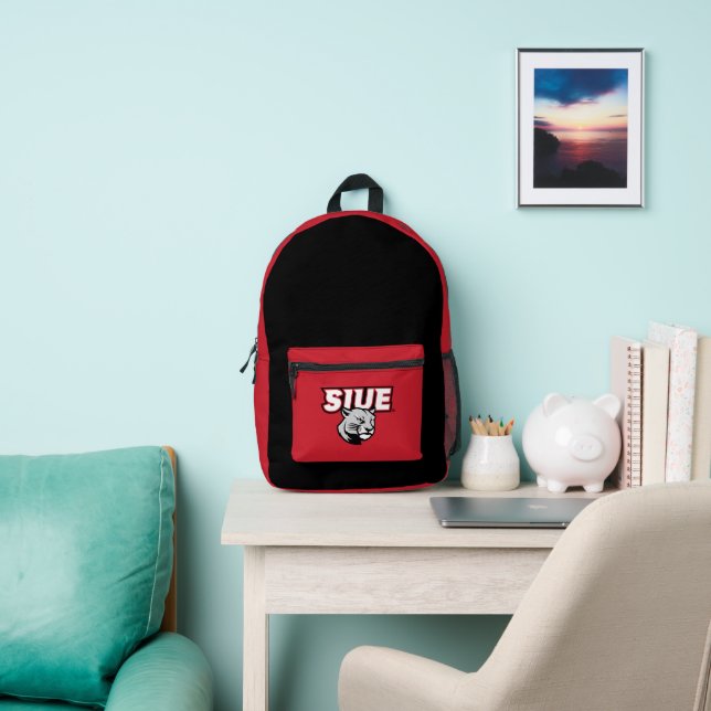 SIUE Cougars Printed Backpack (Insitu)