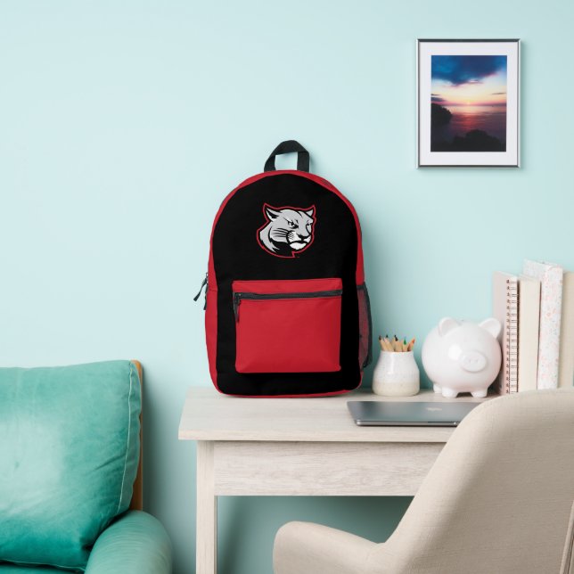 SIUE Cougars Printed Backpack (Insitu)