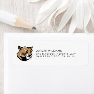 SIUE Cougars Return Address Label