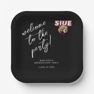SIUE Graduation Paper Plate