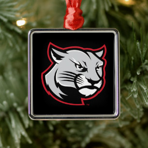 SIUE Holiday Metal Ornament