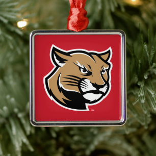 SIUE Holiday Metal Ornament
