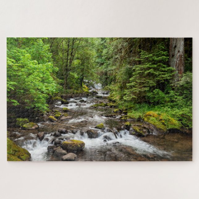 Siuslaw National Forest | Sweet Creek Jigsaw Puzzle (Horizontal)