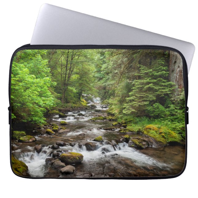 Siuslaw National Forest | Sweet Creek Laptop Sleeve (Front)