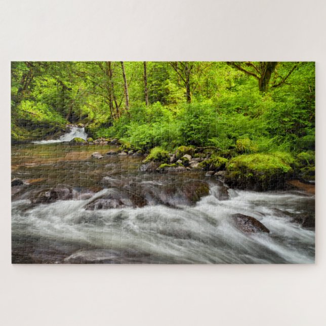 Siuslaw National Forest, Sweet Creek, Oregon Jigsaw Puzzle (Horizontal)