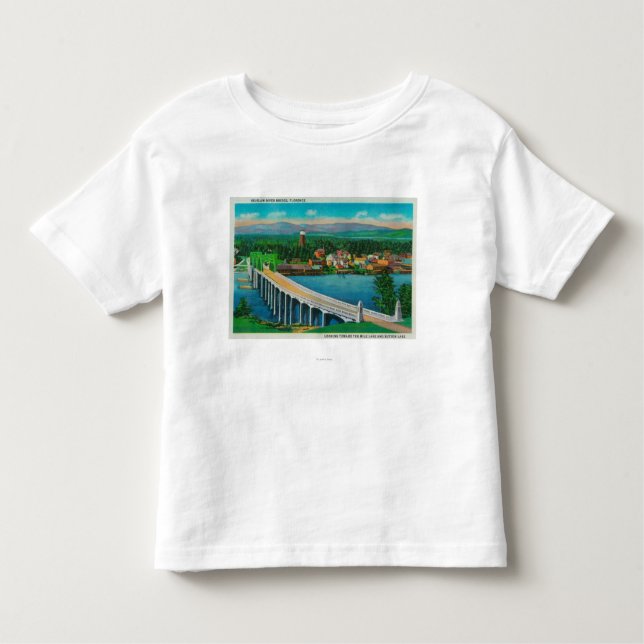 Siuslaw River Bridge in Florence, Oregon Toddler T-Shirt (Front)