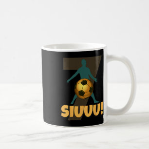 Siuuu Funny Soccer Footll Boys Men Women Soccer Pl Coffee Mug