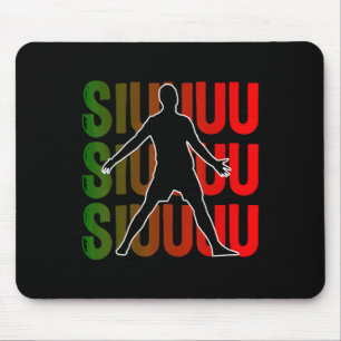 Siuuu Funny Soccer Footll Boys Men Women Soccer Pl Mouse Pad