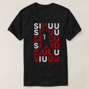 Siuuu Soccer Design Funny Football Fan Art T-Shirt