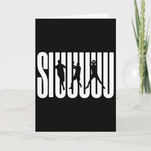 Siuuu Soccer Lovers Present For Fan Kid's Boys  Card