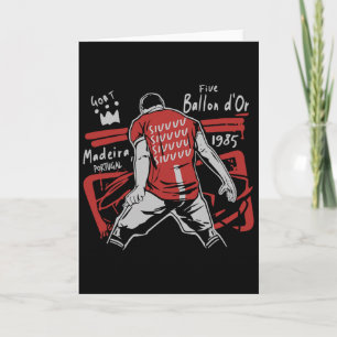 Siuuuu Funny Soccer Present For Soccer Lovers Fan Card