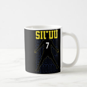 Siuuuu Funny Soccer Present For Soccer Lovers Fan Coffee Mug