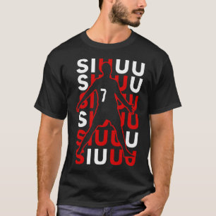 Siuuuu Funny Soccer Present For Soccer Lovers Fan T-Shirt